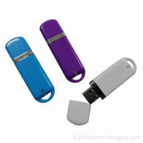 Plastic USB Flash Drives with 128MB-32GB Memory Capacity/Original Chipset, CE-/RoHS-/FCC-certified